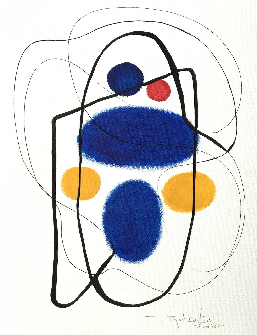 Paris 2020, gouache